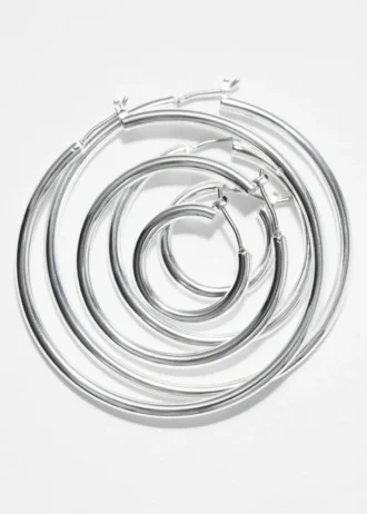 Conjunto de pendientes de aro
