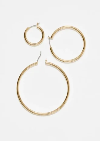 Conjunto de pendientes de aro