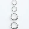 Conjunto de pendientes de aro gruesos