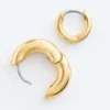 Conjunto de pendientes de aro gruesos
