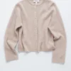 Cárdigan de punto con mezcla de alpaca