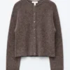 Cárdigan de punto con mezcla de alpaca
