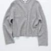 Cárdigan de punto con mezcla de alpaca