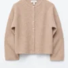 Cárdigan de punto con mezcla de alpaca