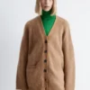 Cárdigan oversize de mezcla de mohair