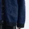 Cárdigan oversize de mezcla de mohair