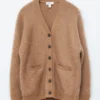 Cárdigan oversize de mezcla de mohair