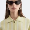 Cárdigan oversize de punto polo