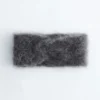 Diadema con nudo retorcido en la parte delantera, mezcla de mohair