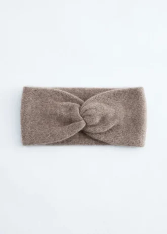 Diadema de cachemira con nudo retorcido