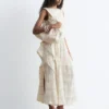 Falda midi fruncida