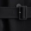 Gabardina de lana con cinturón