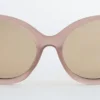 Gafas de sol con montura ovalada extragrande