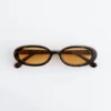 Gafas de sol con montura ovalada y fina