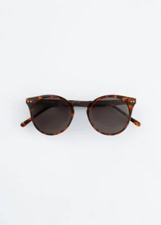 Gafas de sol con montura redonda clásica