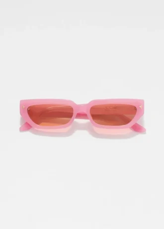 Gafas de sol de acetato con montura estrecha