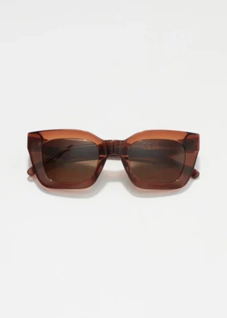 Gafas de sol de acetato con montura rectangular