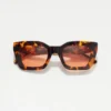 Gafas de sol de acetato con montura rectangular