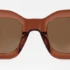 Gafas de sol de acetato con montura rectangular