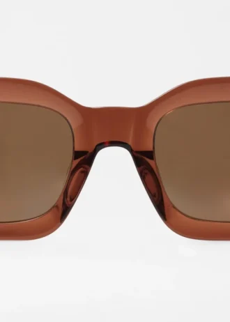 Gafas de sol de acetato con montura rectangular