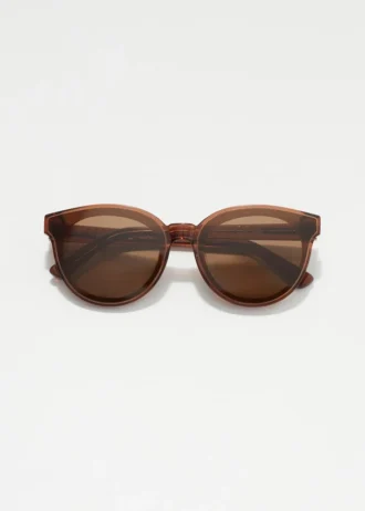 Gafas de sol de acetato con montura redonda