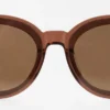 Gafas de sol de acetato con montura redonda