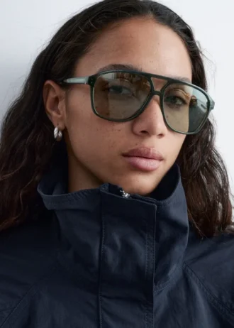 Gafas de sol de aviador oversize