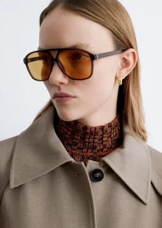 Gafas de sol de aviador oversize