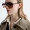 Gafas de sol de aviador oversize