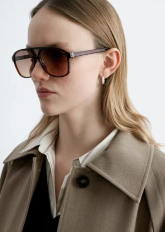Gafas de sol de aviador oversize