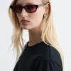 Camiseta de algodón con cuello redondo