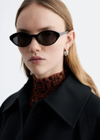 Gafas de sol de montura ovalada
