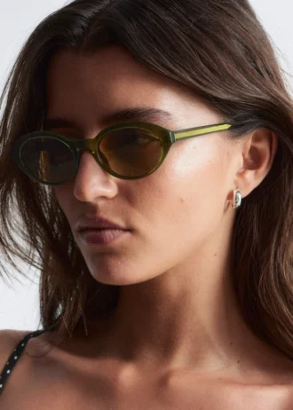 Gafas de sol de montura ovalada