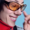 Gafas de sol ovaladas de acetato