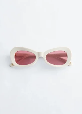 Gafas de sol ovaladas de ojo de gato