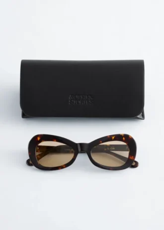 Gafas de sol ovaladas de ojo de gato