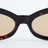 Gafas de sol ovaladas de ojo de gato