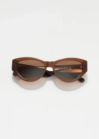 Gafas de sol polarizadas de acetato con montura de ojo de gato
