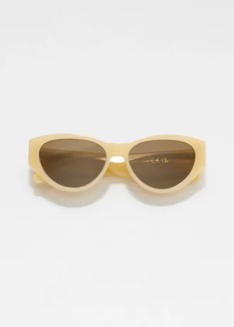 Gafas de sol polarizadas de acetato con montura de ojo de gato