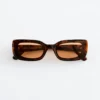 Gafas de sol rectangulares atrevidas