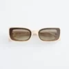 Gafas de sol rectangulares atrevidas