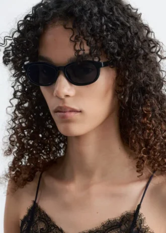 Gafas de sol rectangulares estrechas
