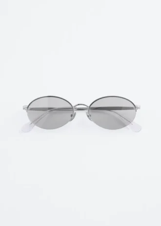 Gafas de sol redondas con montura de alambre