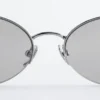 Gafas de sol redondas con montura de alambre
