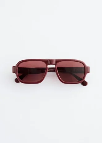 Gafas de sol tipo aviador con montura cuadrada
