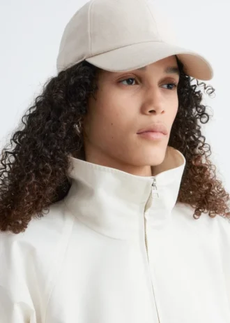 Gorra de béisbol de algodón y lino