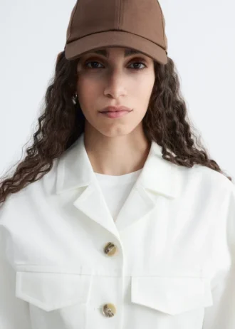 Gorra de béisbol de algodón y lino