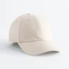 Gorra de béisbol de algodón y lino