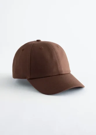 Gorra de béisbol de algodón y lino