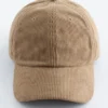 Gorra de béisbol de pana